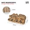 Combo Coffee Cup Holder Coffee Shop Papelão ondulado Coaster Descartável feito à mão Coffee Paper Holder Exposição Julgamento Bebida Display Rack