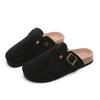 Tamancos Femininos para Casais, Chinelos de Cortiça, Sapatos Romanos de Exportação Transfronteiriça de Tamanho Grande, Calçados Casuais de Encaixar Meio Passo Preguiçosos, Modernos