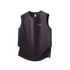 Chaleco sin mangas G-stone Estampado de letras de Verano para Hombre Holgado Cuello Redondo Deportivo Casual Camiseta sin Mangas Multicolor