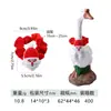 Navidad Transfronteriza 23 pulgadas Accesorios de Ganso para Porche, Varios Sombreros de Reno, Pajaritas de Árbol de Navidad, Decoraciones de Porche, Ganso Blanco Grande