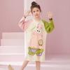 Camisón de algodón para niña, pijama fino de manga larga para primavera y otoño, nuevo estilo 2024, ropa de casa para niñas.