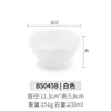 Tazones Pequeños de Melamina, Paquete de 10, Tazones de Arroz para Comida Rápida Imitación Porcelana, Tazones Blancos de Plástico para Sopa Comerciales, Tazones para Gachas, Tazones para Salsas de Restaurante Hot Pot