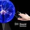 Magia Mágica 5 pulgadas Esferas Cable Blu-Ray Alimentación Ion Lámpara de Bola de Plasma Luminosa Luz de Noche Mágica de Escritorio