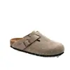 Sapatos Sangpo Village Impermeáveis que Aumentam a Altura Birkenstock Femininos Meio Cobertos 2026 Nova Coleção Primavera/Outono Couro Genuíno Sola Grossa Sapatos Casuais Versáteis Chinelos