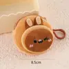 Porta-moedas Capivara Personalizado Desenho Animado Fofo Bolsa de Armazenamento Infantil Bolsa Pequena de Pelúcia Mini Carteira Atacado