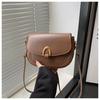 Bolsa Transversal Texturizada Estilo Coreano para Mulheres 2025 Início da Primavera Nova Bolsa de Ombro Casual para Pendular Bolsa Sela Simples e Moderna para Pendular