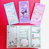 Notas Adhesivas Lindas para Mascotas Kuromi Bloc de Notas Adhesivas Combinado Formato Grande Notas Adhesivas Reutilizables Cuaderno Planificador
