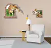 Pegatinas de pared al por mayor creativas europeas imitación 3D tridimensionales para decoración del hogar pegatinas de pared pegatinas de decoración de pared DLX0861 desnudo