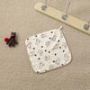 Babero para recién nacidos con dobladillo crepé toalla para bebé toalla para lavar la cara del bebé baño toalla de lavado gasa 23x 25 toalla para niños