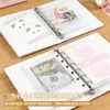 Páginas Divisorias Desmontables A5A6A7 para Cuadernos de Hojas Sueltas, Páginas de Índice Transparentes, Páginas de Recarga para Álbumes, Bolsas de Almacenamiento de PP de Seis Agujeros