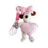 Suéter de Amor Estilo Coreano Llavero de Cachorro Lindo Juguete de Peluche Colgante para Bolsa Popular en Internet Llavero para Coche Regalo