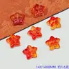 Novos Acessórios de Laço Estrela de Cinco Pontas Esmaltada Cabelo Infantil Feito à Mão DIY Presilha Pulseira com Franja Material para Joias Produção