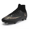 Nuevos Zapatos de Fútbol de Primavera y Verano de Tacos Largos y Tacos Cortos, Calcetines, Zapatos para Correr de Suela Dura, Tenis, Tenis para Césped