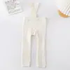 Pantalones de Levantamiento de Pesas para Bebés de Primavera y Otoño, Leggings de Bebé Clase A, Mallas para Niñas, Tirantes para Bebé, Medias
