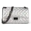 Nuevo Bolso de Cadena Acolchado de Moda Europea y Americana Transfronterizo, Bolso para Mujer Estilo Chanel, Bolso Bandolera de un Solo Hombro, Bolso Pequeño para Mujer