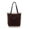 Bolsa de balde de axila de moda distinta 2024 inverno novo estilo ocidental casual simples retro bolsa de ombro