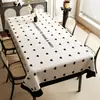 Toalha de Mesa de Luxo Leve de Alta Qualidade Impermeável e à Prova de Óleo Estilo Retro Americano Dopamina Tapete para Mesa de Jantar Estilo Ins Toalha de Mesa para Mesa de Centro