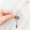 Ganchos adesivos fortes, transparentes, tamanho grande, não requer perfuração, montados na parede, para serviço pesado, sem deixar marcas, adequados para banheiros e cozinhas