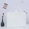 Bolso de Mano de Gato de Fieltro Nuevo Lindo Oso de Dibujos Animados Simple Color Sólido Bolsa de Compras Gran Capacidad Bolso Tote Portátil