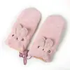 Luvas de Algodão Quentes Antiderrapantes, Forradas com Lã Grossa de Inverno, à Prova de Vento, Adequadas para Ciclismo ao Ar Livre, Montanhismo, Esqui e Luvas Compatíveis com Tela de Toque, Liquidação