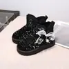 2025 Nuevas Botas de Algodón Cálidas de Invierno para Niños Botas de Nieve Cortas Cálidas para Niñas Zapatos de Algodón Pequeños y Medianos para Niños 5150