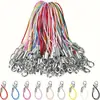 Cordones de colores para teléfono móvil, accesorios hechos a mano, cordones colgantes con cierre de langosta para manualidades, cordones colgantes para muñecos de juguete, venta al por mayor de accesorios