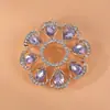 Broche de Pedrería Elegante de Alta Gama Estilo Coreano Exquisita Aleación Hueca Accesorios de Ramillete Pin para Ropa de Nicho Versátil para Mujer