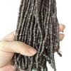 Concha de agua dulce natural, espaciador de 4 mm, cuentas sueltas biseladas, semiacabadas, para pulseras, collares, pendientes, accesorios de joyería.