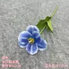 Flor Artificial 3D única tulipa totalmente aberta salão de casamento Livro Vermelho buquê plano decoração de casamento casa flor decorativa