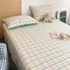 2025 Nuevo Algodón Puro Cama Sábanas Pieza Única 100 Algodón Verano Dormitorio Infantil Edredón Individual Doble Funda de Almohada Juego de Tres Piezas 3