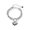INS Comercio Electrónico Transfronterizo Suministro Nueva Personalidad Versátil Acero de Titanio Pulsera de Amor Moda Simple Nicho Pulsera para Mujeres