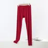 Calças longas casuais folgadas e elásticas de modal para primavera e outono, plus size, novas leggings de cintura alta sem costura para mulheres