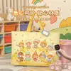 Bolsa de almacenamiento para colcha de jardín de infantes, bolsa de equipaje móvil de tela Oxford con dibujos animados para estudiantes, bolsa de gran capacidad para colcha infantil