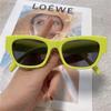 Gafas de sol cuadradas rosas de red roja de alta gama ins moda forma cóncava gafas de playa verano anti-ultravioleta foto-