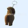 Chaveiro de Elefante Desenho Animado Fofo em Formato de Coração Acrílico Tendência DIY Acessório Decorativo Pingente de Chaveiro Desenho Animado