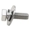 Acero Inoxidable 304 Hexagonal Externo Almohadilla Plana Ampliada Tornillos de Tres Combinaciones Gb9074.17 Juego de Tornillos con Arandela Grande M4M5M6