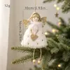 Decoraciones Navideñas Corona de Ming Muñeca Creativa Colgante Niña Ángel Colgante para Árbol de Navidad Regalos para Niños