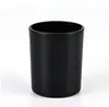Portavelas 7084 200ml Portavelas de Vidrio con Tapa Boca Ancha Recipiente para Velas de Aromaterapia Frasco Botella de Spray Escarchado