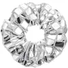 Nuevos lentejuelas cuadradas de plata transfronterizas anillo para el pelo de intestino grueso grande anillo de intestino grueso de lujo ligero accesorios para el pelo para mujer anillo de pelo de alta elasticidad venta al por mayor