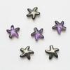 Colgante de estrella de mar con agujero mediano de 13 x 14, para pulsera, collar, cristal, joyería hecha a mano, con cuentas