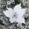 Cortes de Flores de Navidad Multicolor Accesorios para Decoración de Árboles de Navidad Decoraciones de Flores de Navidad de Terciopelo Otros Li Chen