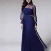 2026 Amazon Cross-Border Outono e Inverno Novo Produto Sexy e Fashionável Renda Plissada Elegante Cintura Alta Sexy Vestido Longo