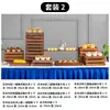 Soporte de Exhibición de Mesa de Postres de Madera Estilo Chino Soporte de Bandeja para Pasteles y Repostería de Buffet Soporte de Exhibición para Comida Fría de Sushi Pausa para el Té