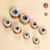 Accesorios para Joyería con Inscripciones Protectoras, Cuentas Espaciadoras, Joyería de Mano con Cuentas para Manualidades, Cuentas Superiores Grabadas con Bordes Estampados, Accesorios de Cobre