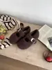 ¡Atmósfera Invernal! Hebilla de Cinturón Francesa Aumento Interior Zapatos de Algodón Peludo 2025 Ropa Exterior Zapatos Mary Jane Forrados de Felpa de Hada