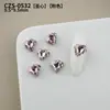Brilhantes K9 Premium Decorações de Strass para Nail Art Rosa Luxuoso Retangular Ovo de Pombo Coração Assimétrico Strass Acabados Feitos à Mão para Nail Art