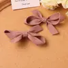 Pinza para el pelo con lazo 3D de tela estilo coreano, para hacer tú misma, para mujer, clip lateral simple y versátil