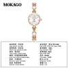 Mokago Nuevo Brazalete Reloj Más Vendido Estilo Coreano Moderno Resistente al Agua Reloj de Cuarzo para Estudiantes Ligero y Delgado Resistente al Agua Reloj para Mujer Venta al por Mayor