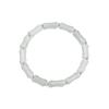 Pulseira de Prata Esterlina 925 de Cintura Alta com Jade Hetian Nova Pulseira Chinesa Tianshan Verde Gelo Festival Ins Marca Fengfu Pulseira