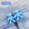 Par de botones de metal para jeans con hebilla de cintura de oso, sin costuras, desmontables, para jeans de cintura pequeña.